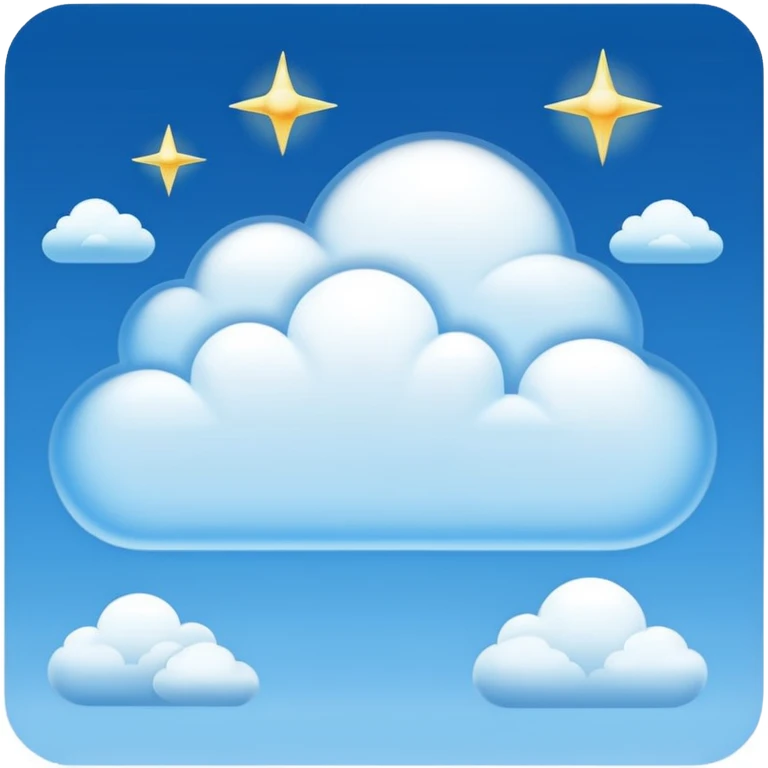 Blue sky emoji