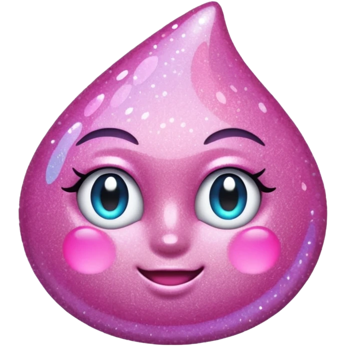 A pink sparkle emoji