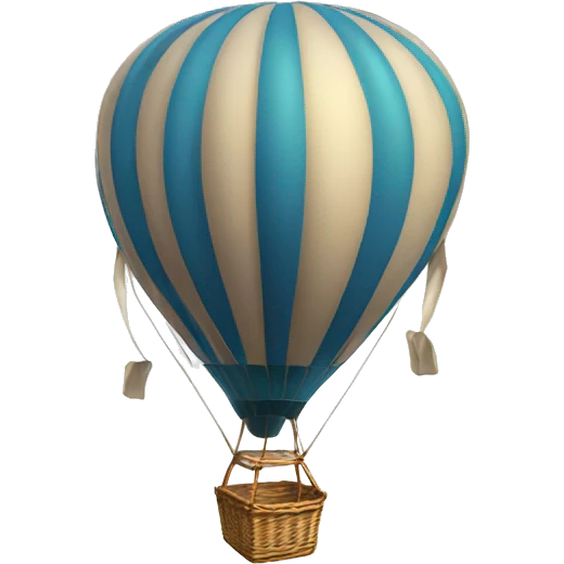 Hot air balloon  emoji