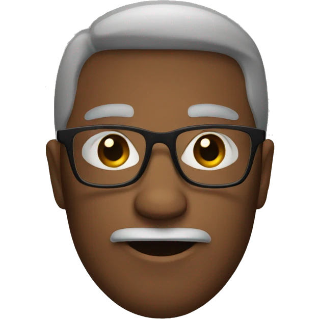brown glasses emoji