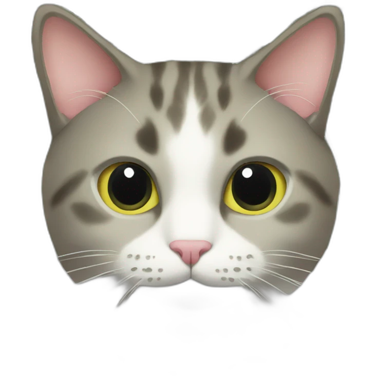 Cat with money emoji