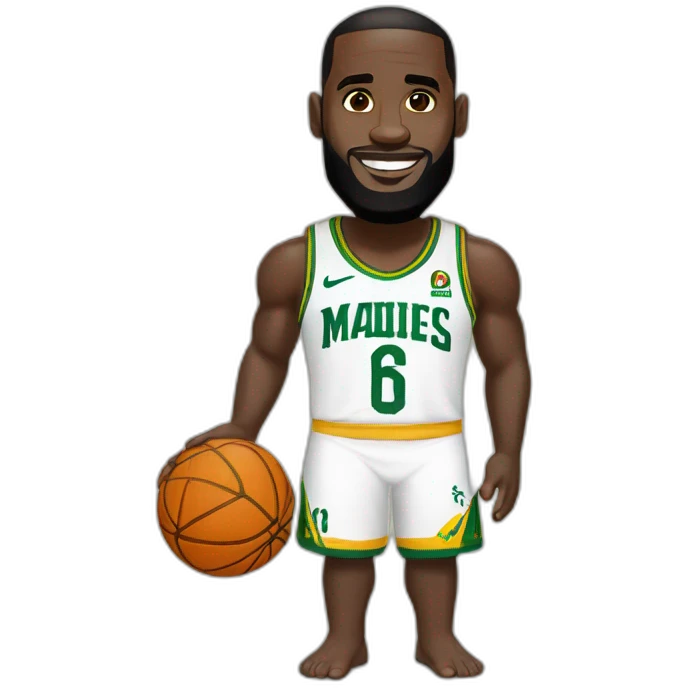 LeBron James avec le maillot Cameroun emoji