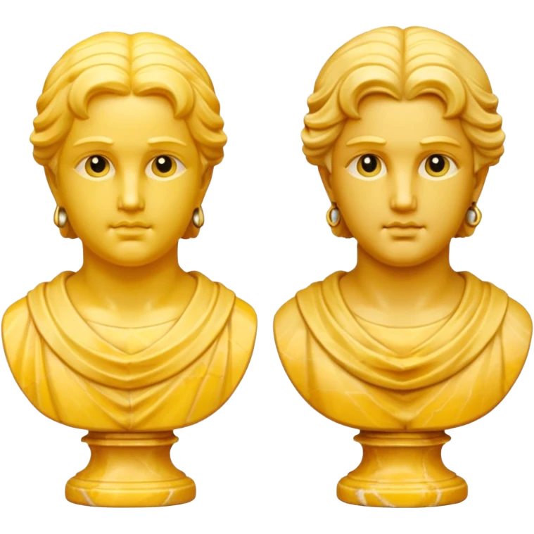two busts, make it yellow emoji