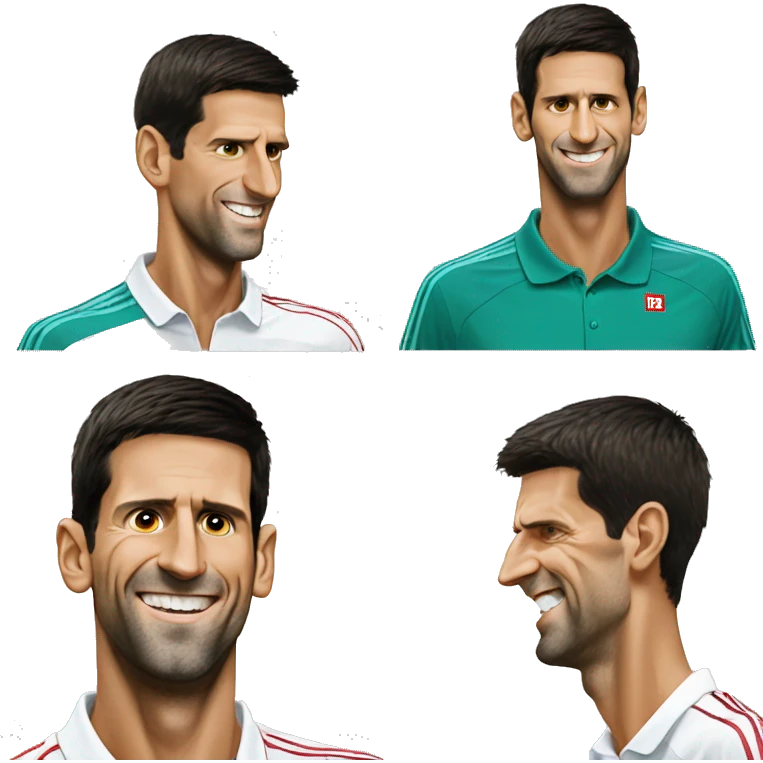 Novak Djokovic emoji