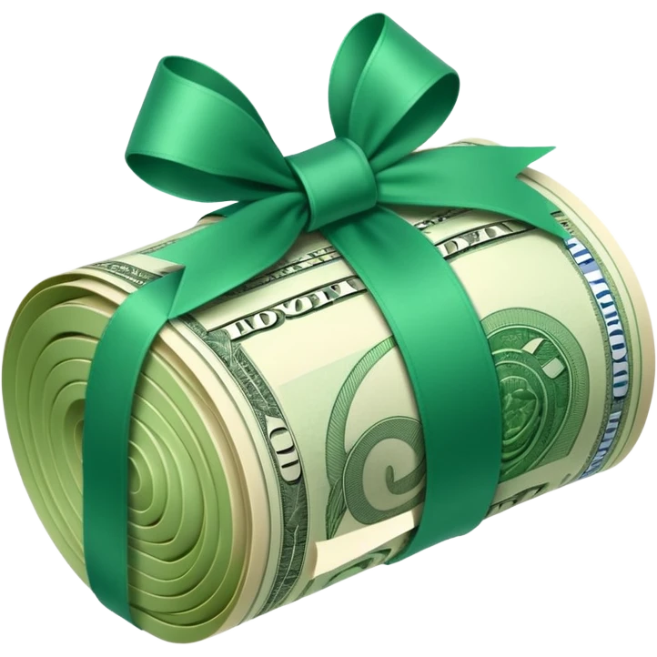 roll of banknotes emoji