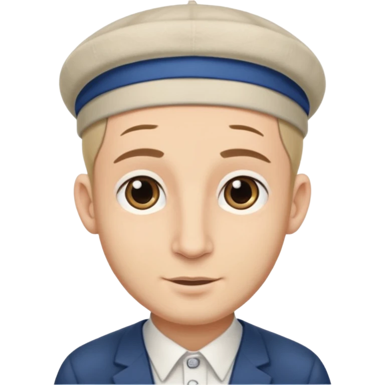 A Jewish male with a large nose and a dome on his head emoji