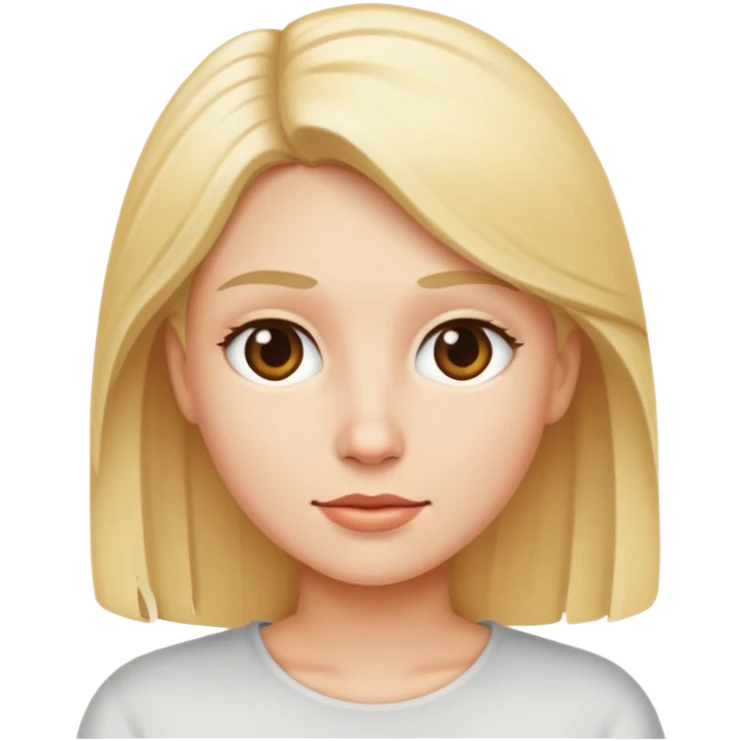 Dumb blonde emoji