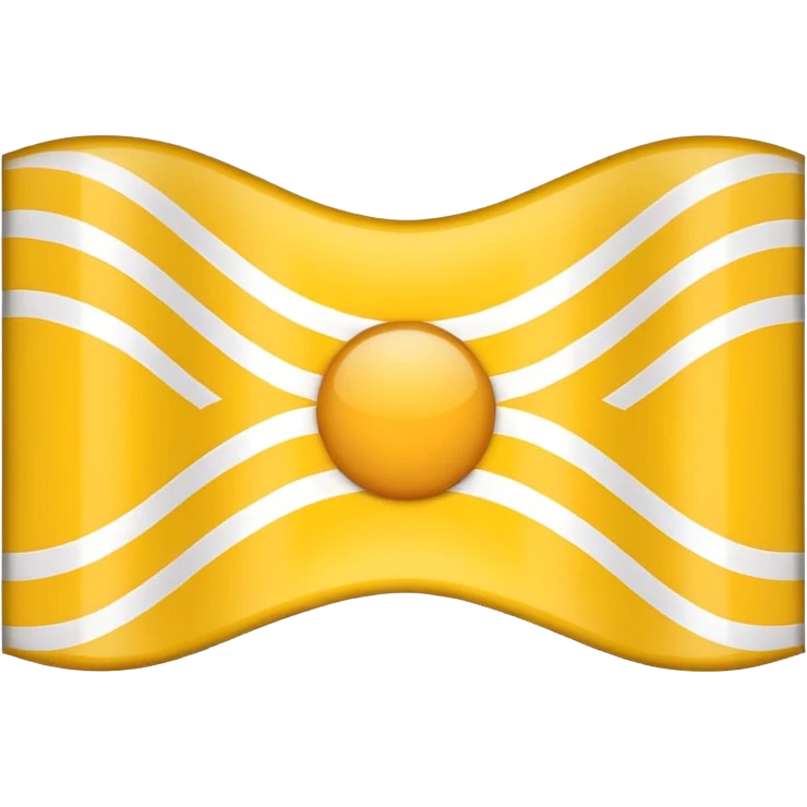 flag yellow white yellow emoji