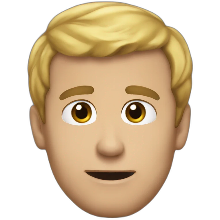 Chocked macron emoji