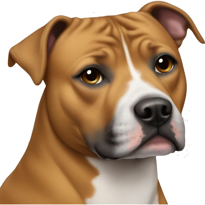 American staffy  emoji