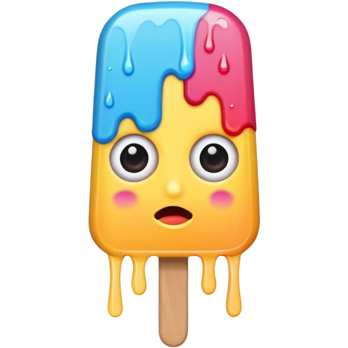 popsicle with eyes emoji