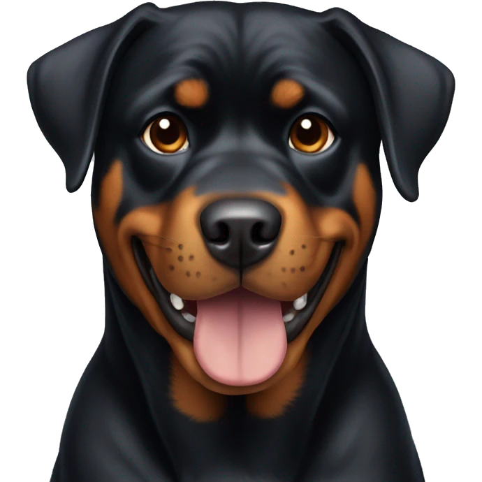 Rottweiler dog emoji