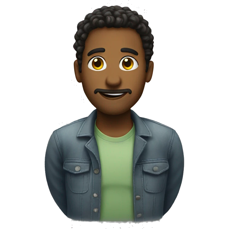guy that recommend smth to someone emoji