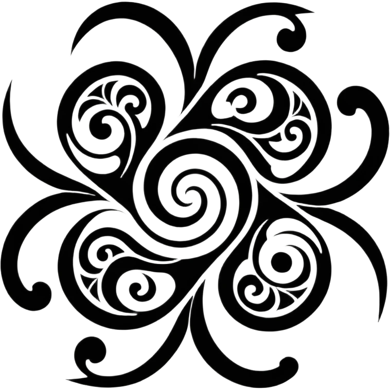 Unity Māori koru design at top emoji