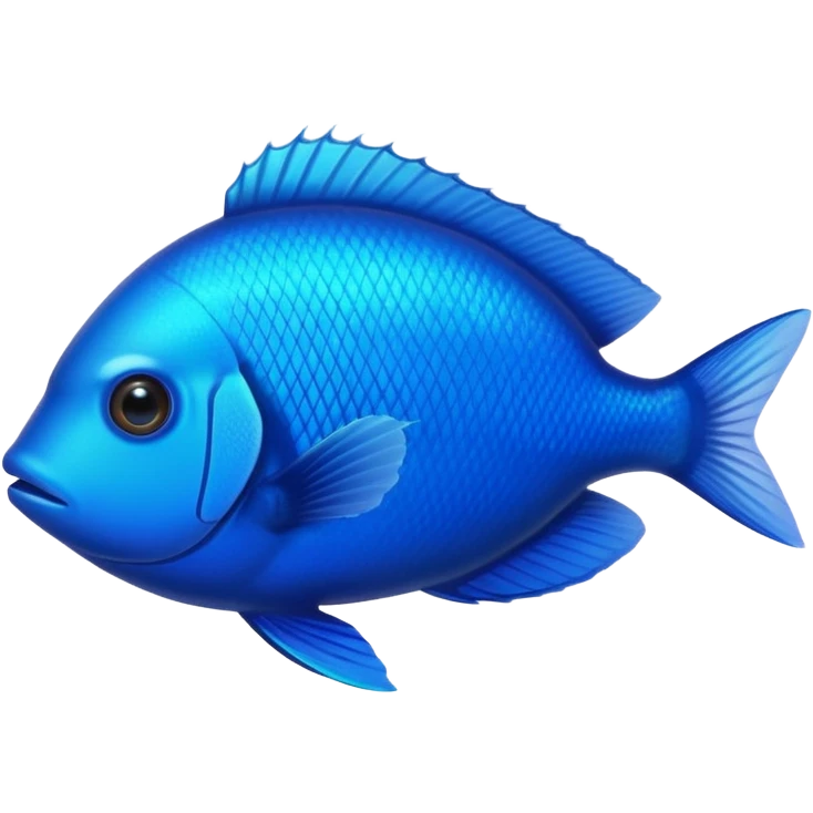 Blue damselfish emoji