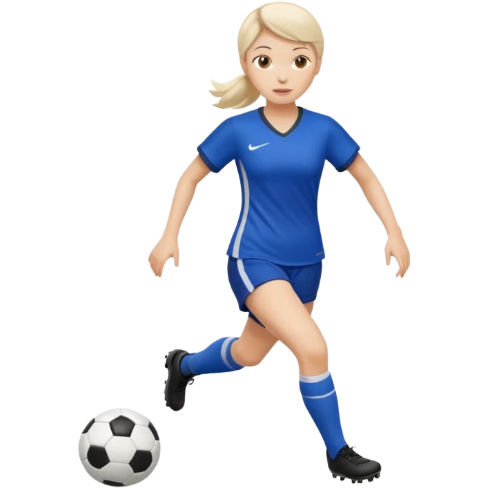 una madame che gioca a calcio emoji