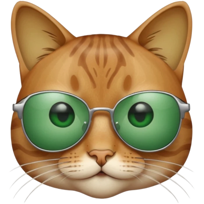 Cat wearing sunglasses emoji