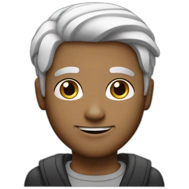 Eomoji with name hamad white man emoji