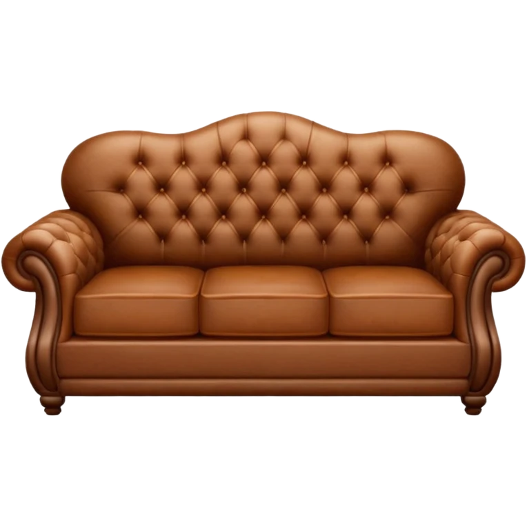 brown lether sofa emoji