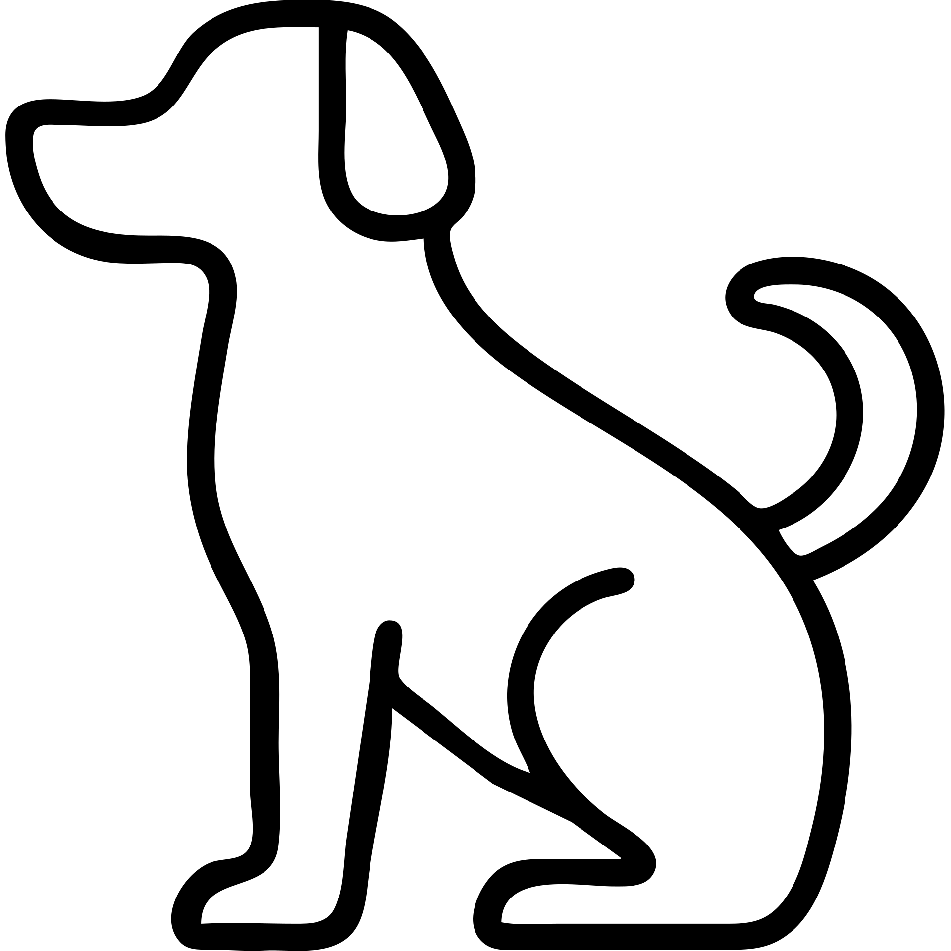 outlined dog icon emoji
