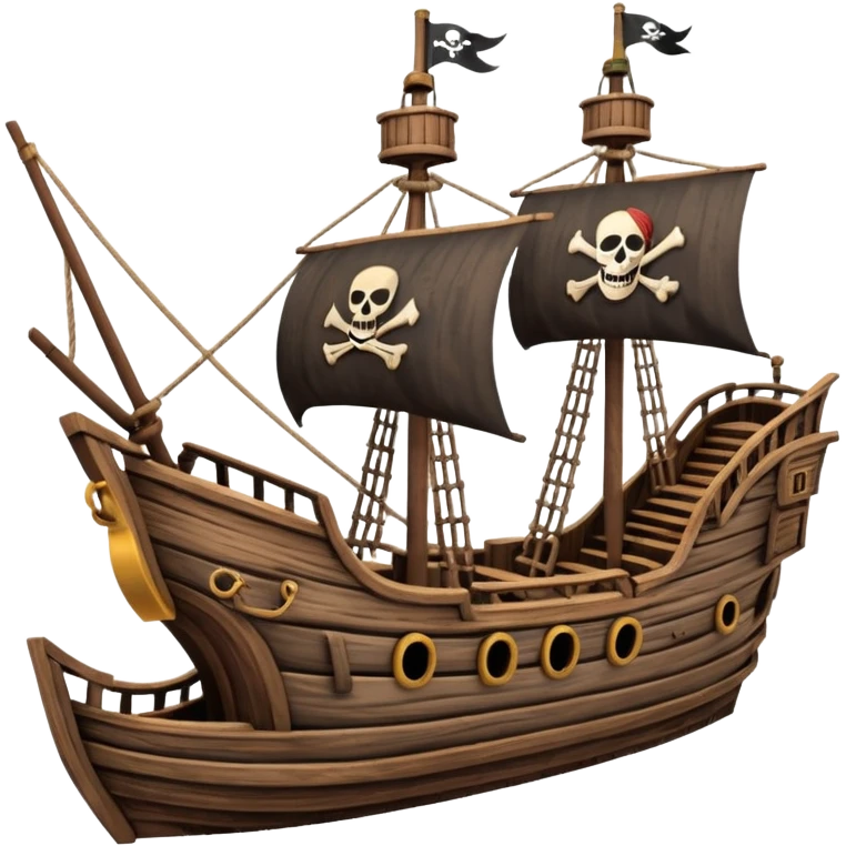 Pirate Ship Ride emoji