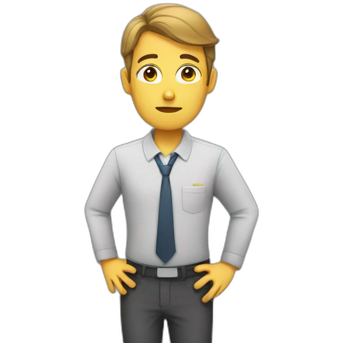 Tired teacher emoji