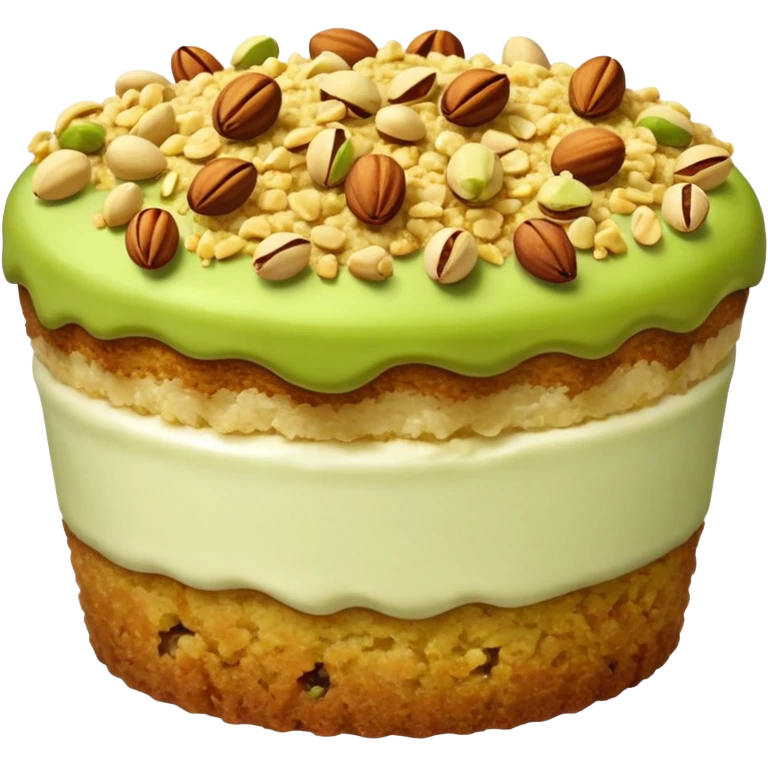 Pistachio Crumble Cakes emoji