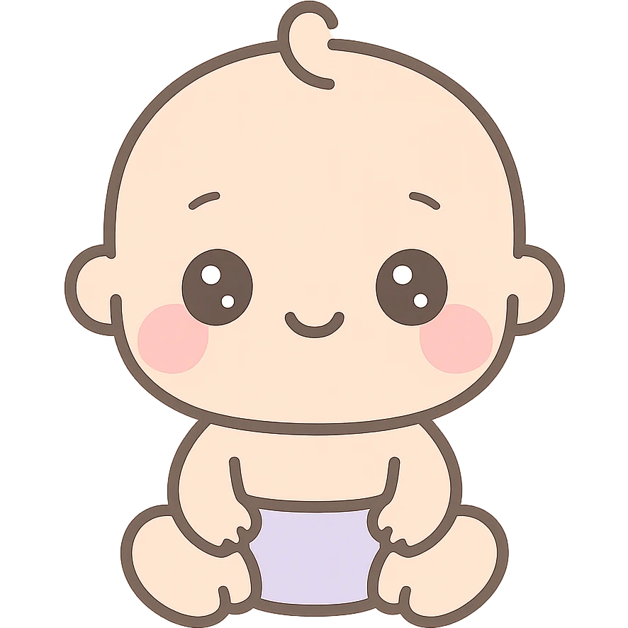 super cute baby emoji