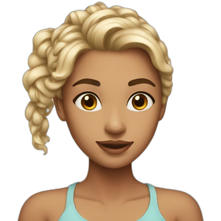 a beautiful girl emoji