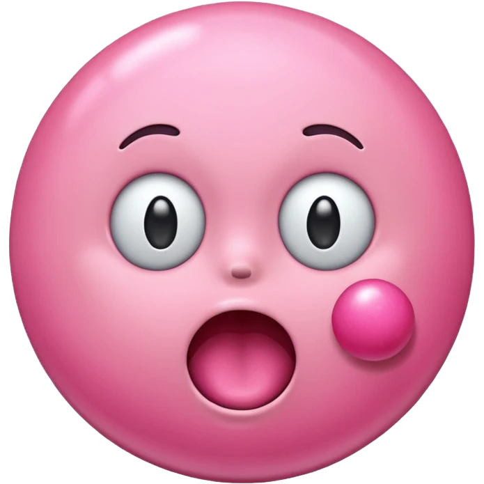Emoji blowing bubblegum emoji