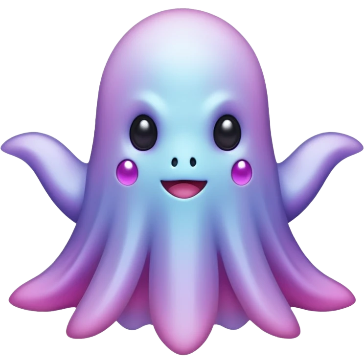 Pokemon legendary purple and pink type ghost emoji