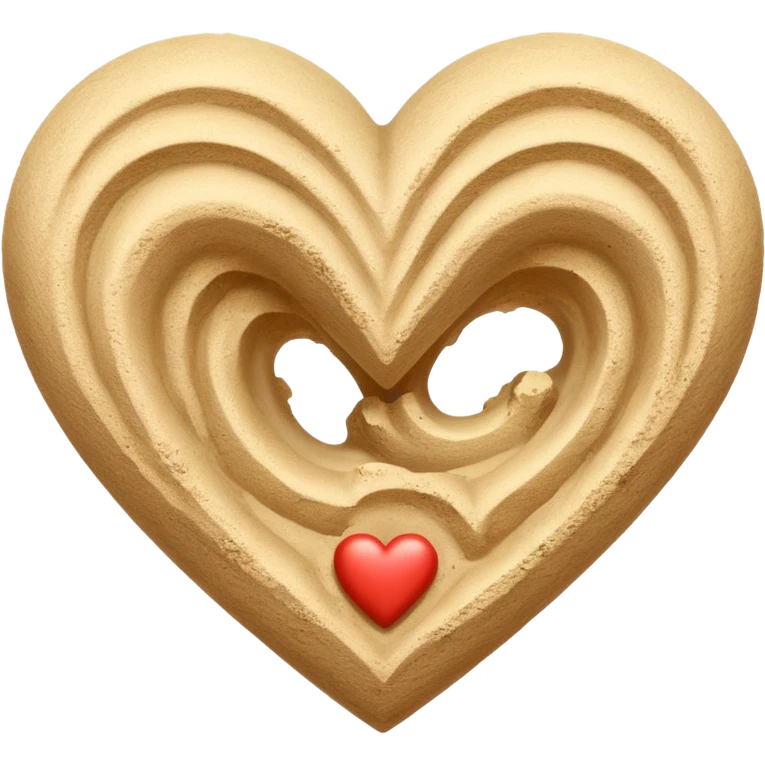 beach themed heart emoji