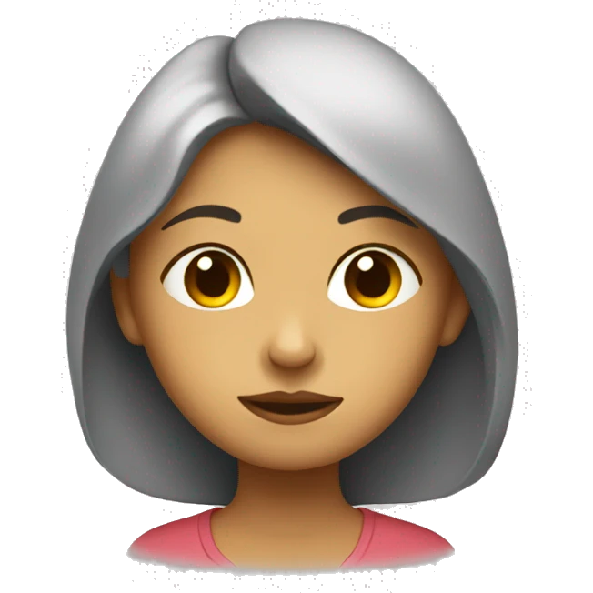 girl meditates emoji