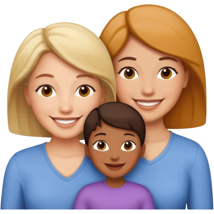 Three moms emoji