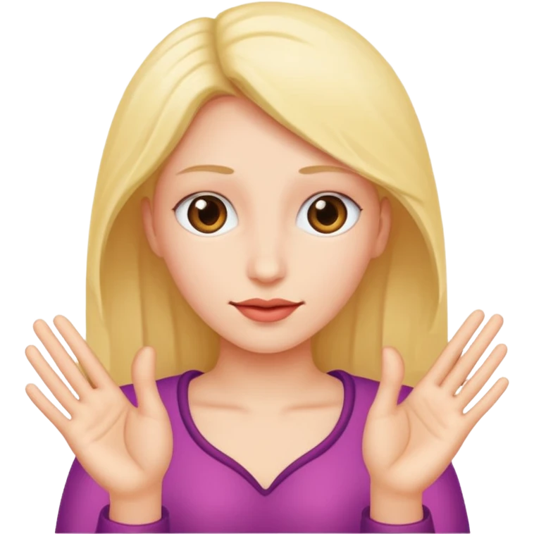 vagina and fingers emoji