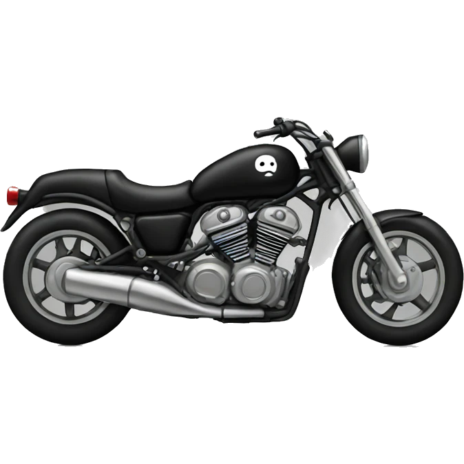 motorcycle-black emoji