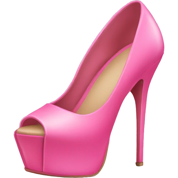 Pink high heels emoji