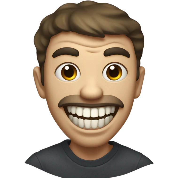 Evil laugh emoji