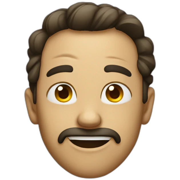 Sarcastic smile emoji