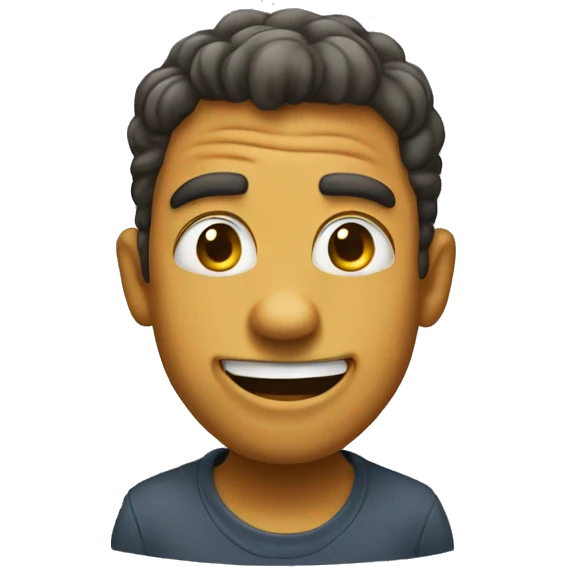 silly little man who is very silly emoji