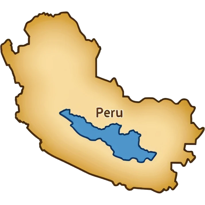 I want that you generate an correct Peru map emoji emoji