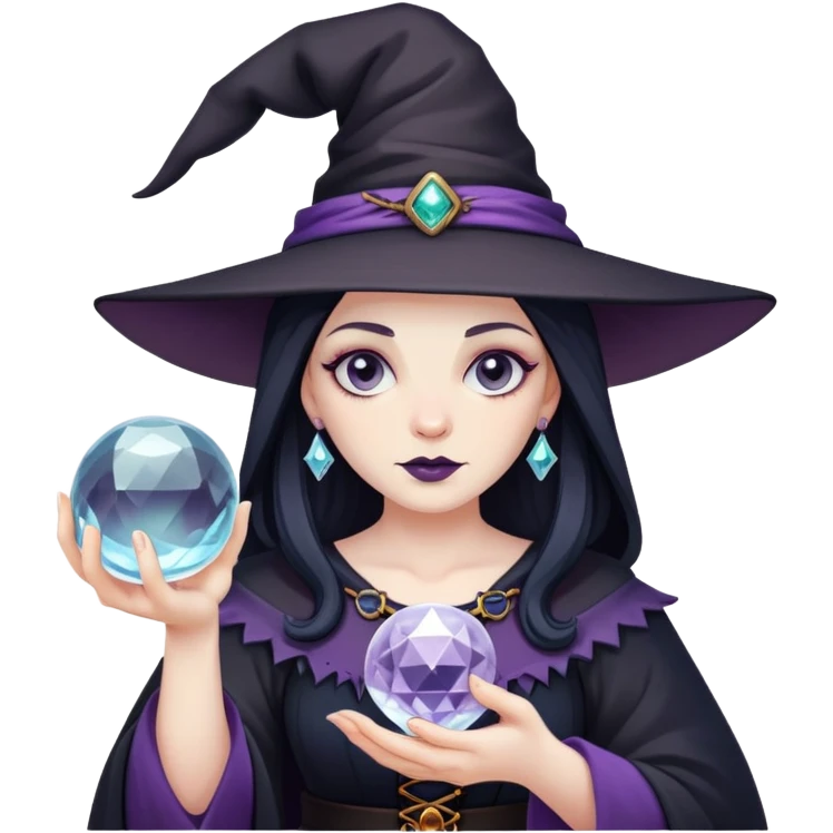 witch with a crystal ball emoji