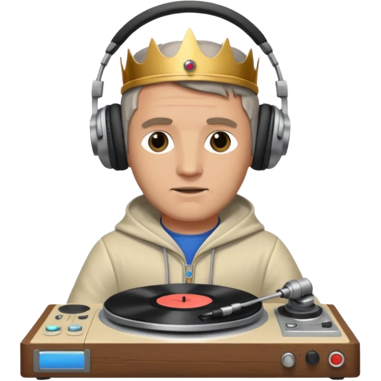 king arthur DJ  emoji