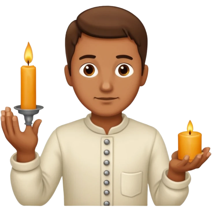 Candle Maker man  emoji