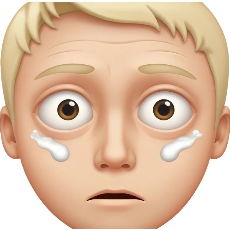 Losing mind over cocaine high emoji