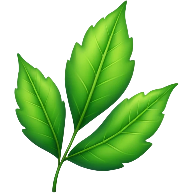green leaf emoji