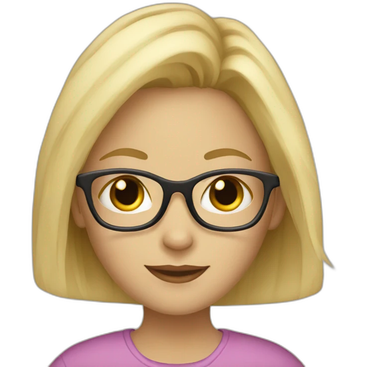 blonde-girl-with-laptop-and-glasses emoji