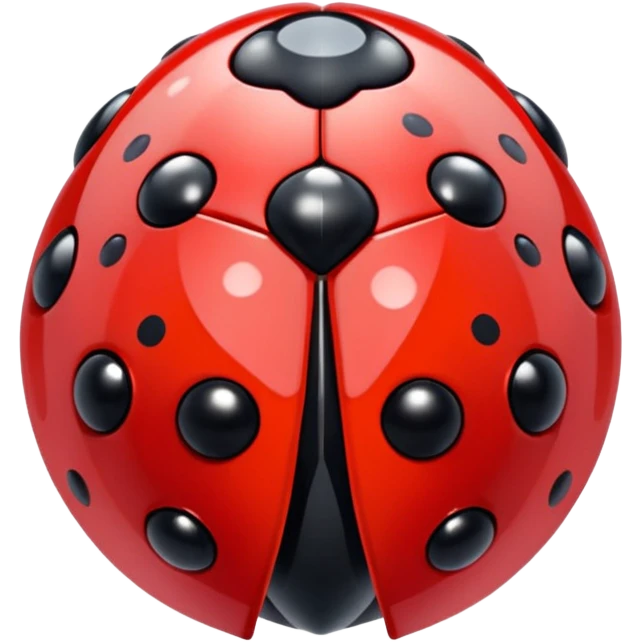 Swarovski Crystal lady bug emoji