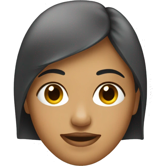 Uma Mulher Com Testa Grande emoji