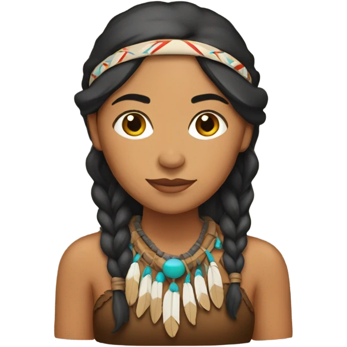 Native American woman  emoji